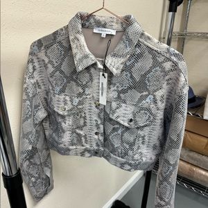 Brand new with tags cropped jacket